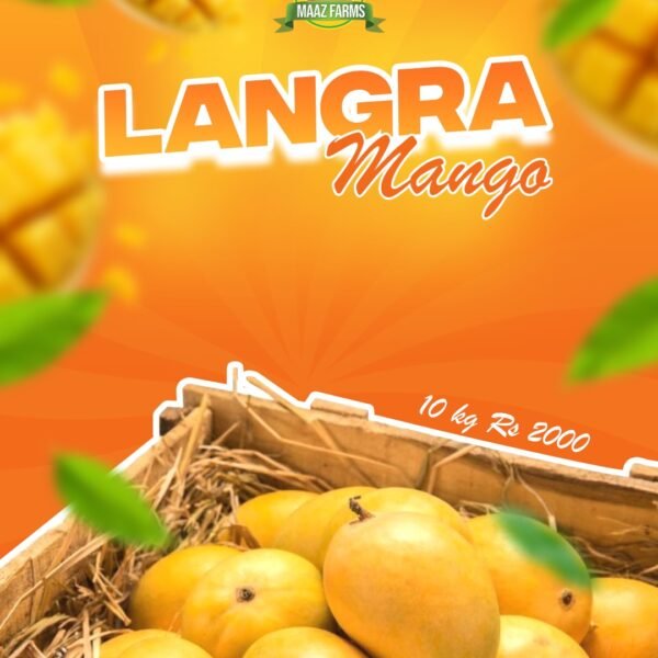 Langra 10 kg Wooden Box (Premium Quality)